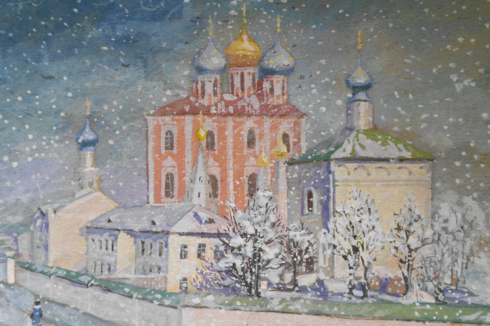 Достопримечательности рязани рисунок