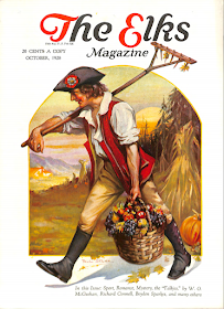 Cover by Paul Stahr for The Elks magazine 1928 October