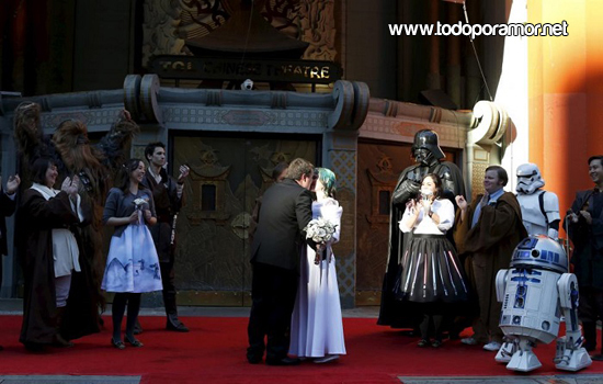 La boda estilo Star Wars