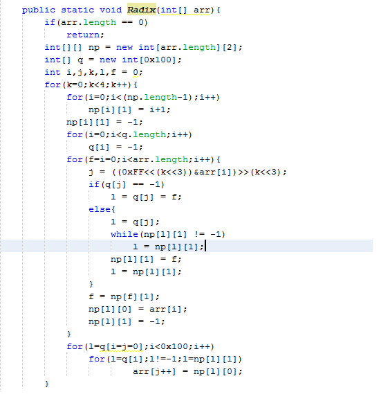 Método de ordenamiento por Radix sort: Metodo de ordenacion por radix sort