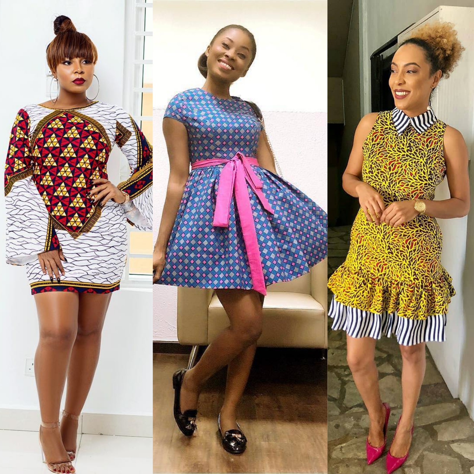 kitenge fashion short dresses