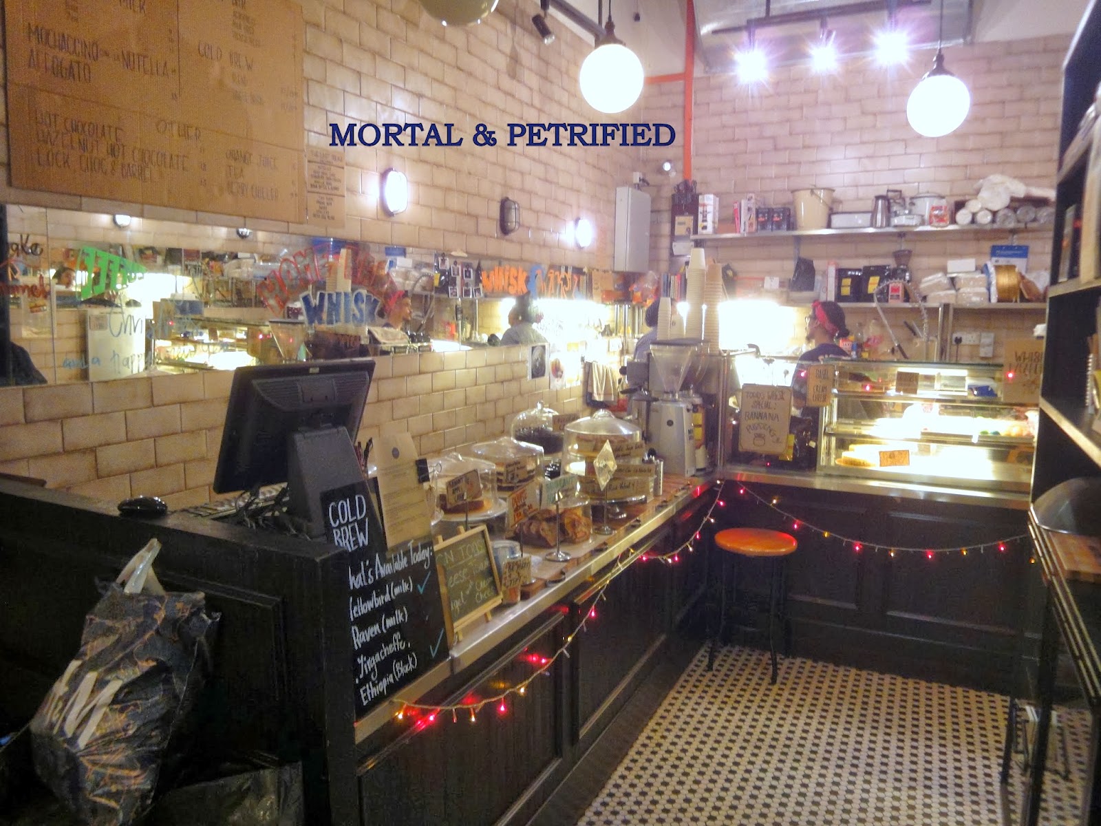 Mortal & Petrified 10 Whisk Espresso Bar + Bake Shop
