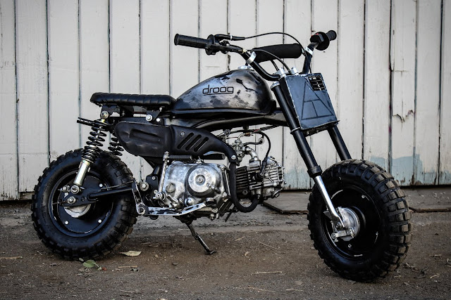 Honda Z50R Mini Brawler by Droog Moto