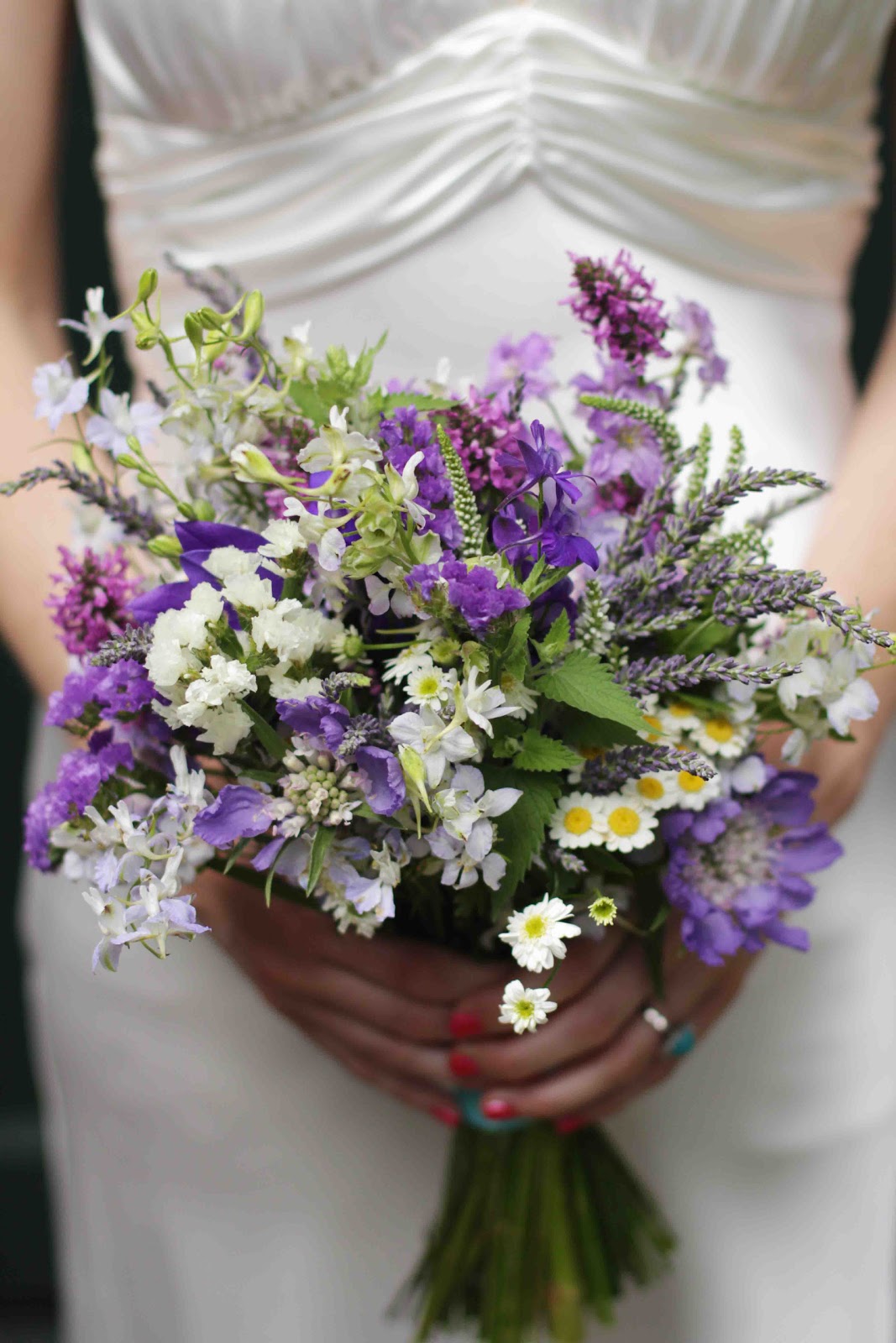 Notes and News from Shady Grove Gardens June Bridal Bouquet and Floral Crown