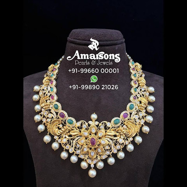 Floral Antique Choker Pachi Design Floral Antique Choker Pachi Design