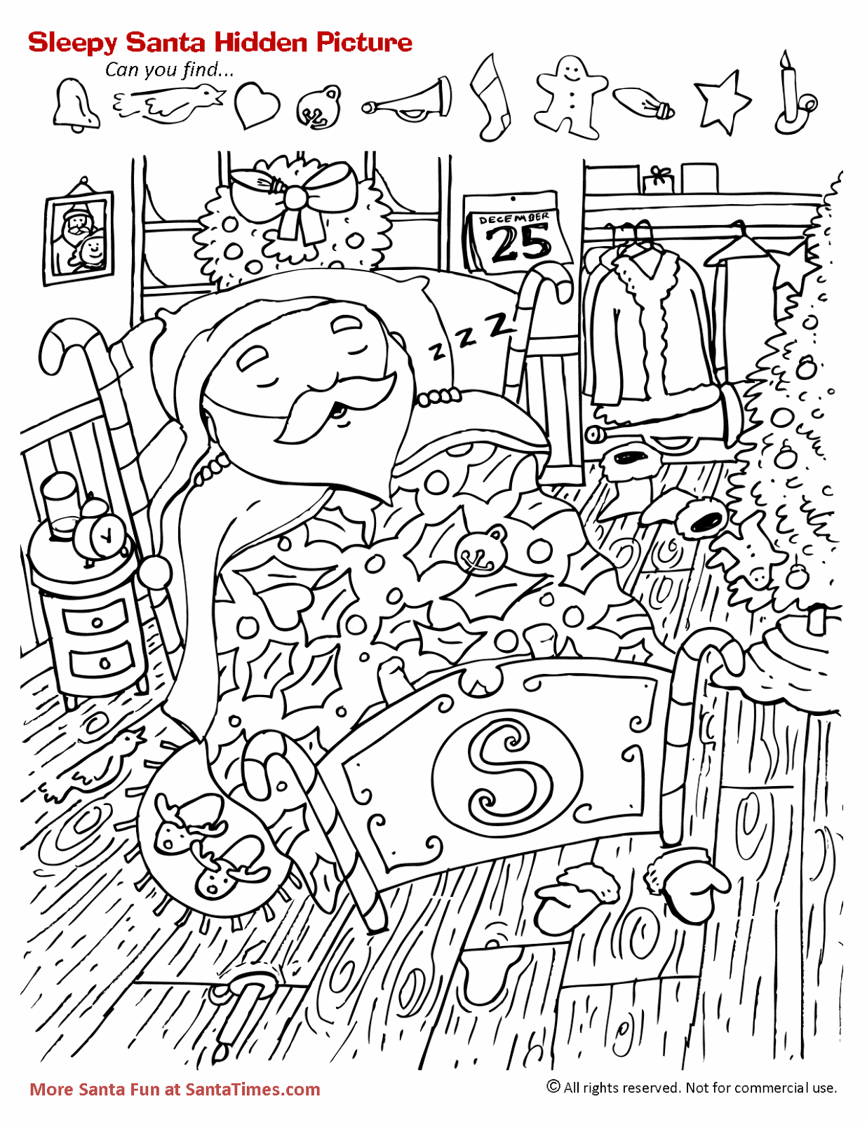 Christmas Hidden Pictures Tipss Und Vorlagen