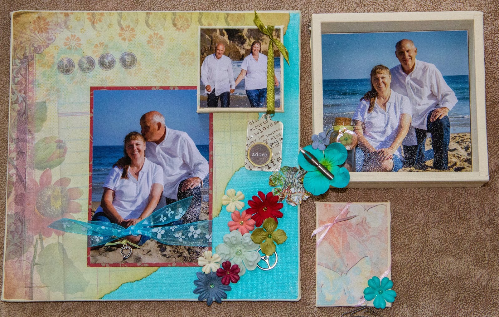 Tenaciously Remembered Extra Mixed Media Canvas Collage kits means a