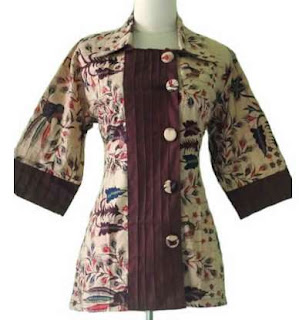 baju batik kerja wanita modern baju batik kerja wanita modern