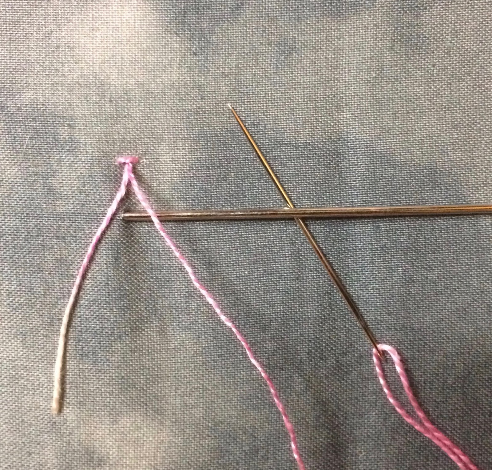 Queenie's Needlework Sunday Stitch School Lesson 93 Rya Stitch