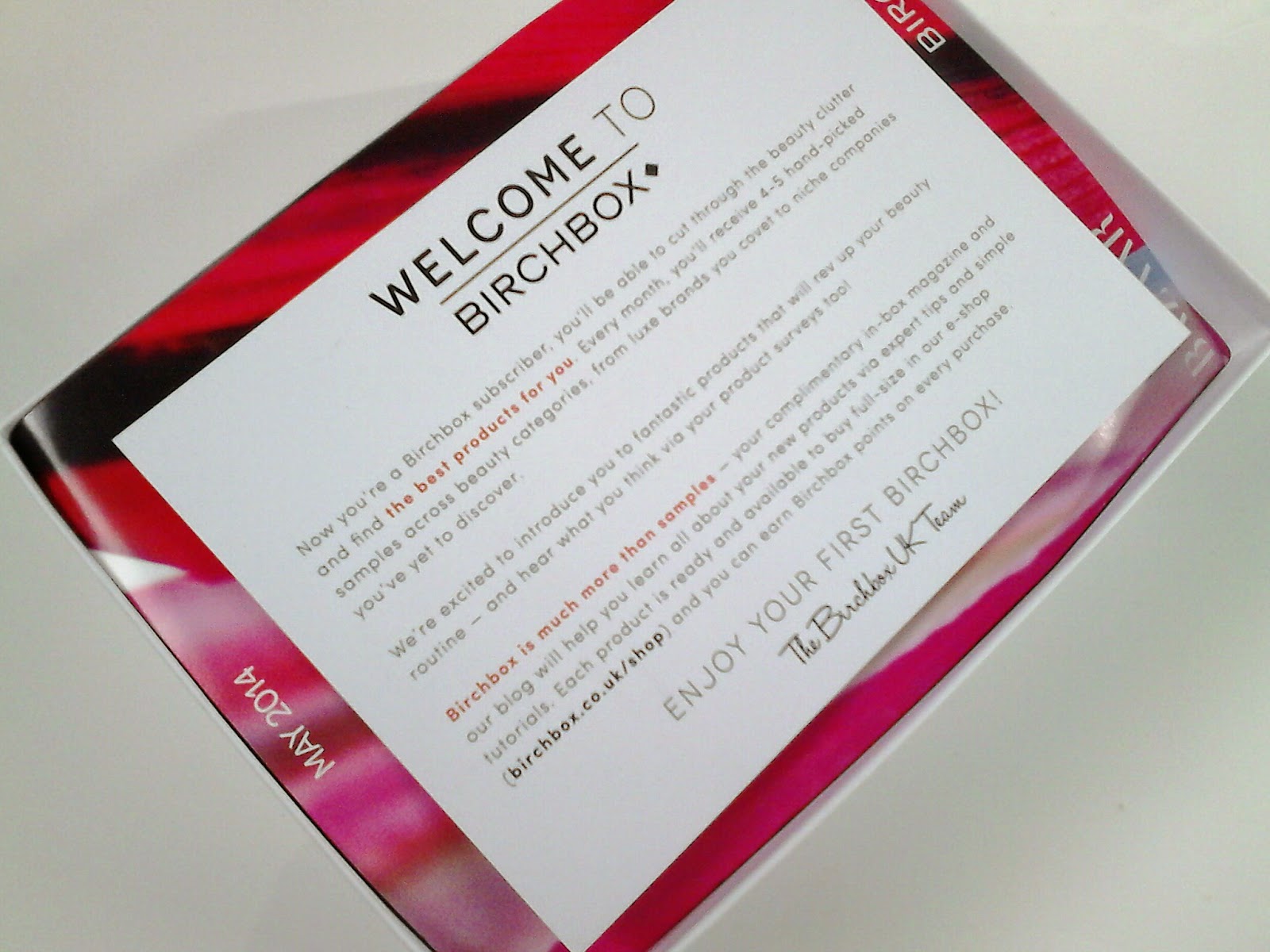 Harper's Bazaar Birchbox May 2014 Harper's Bazaar Birchbox May 2014