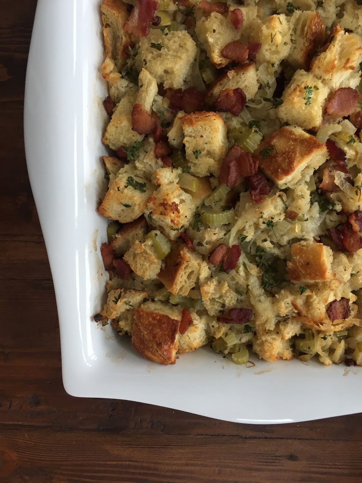 Caramelized Onion, Bacon & Apple Stuffing