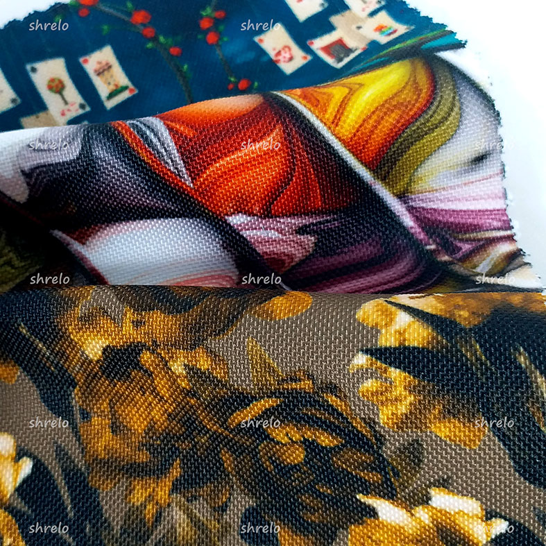 Shrelo Print Tekstil Print Kain dengan Menggunakan Desain