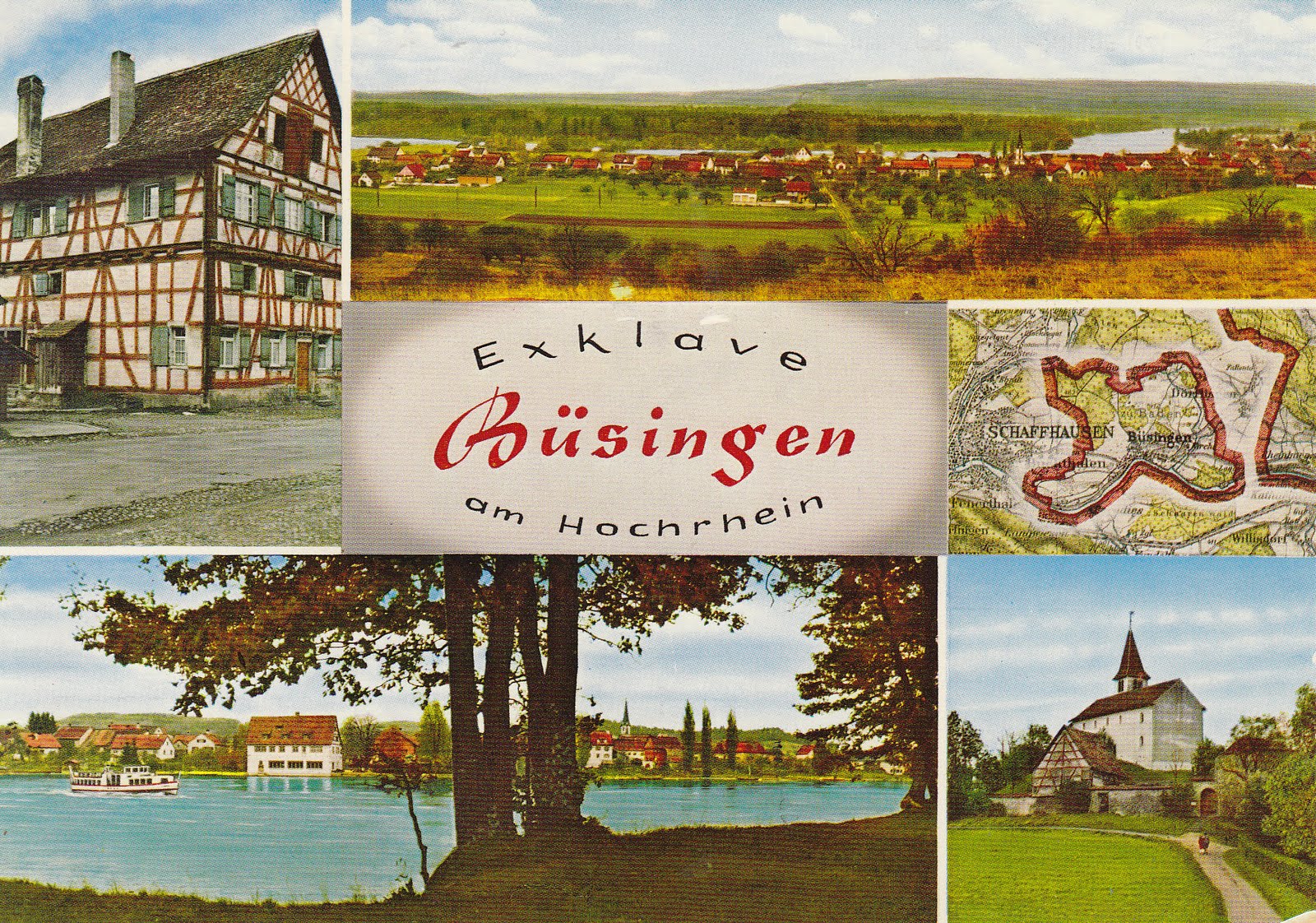 johan postcards Büsingen am Hochrhein (BadenWürttemberg).