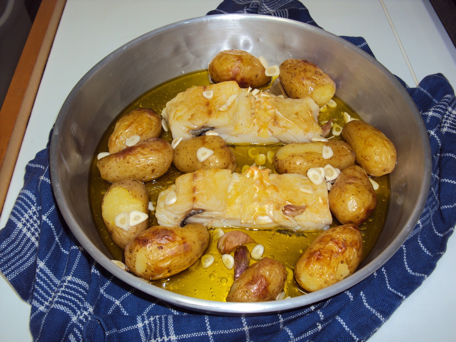 Onda Culinária Bacalhau no Forno com Batatas