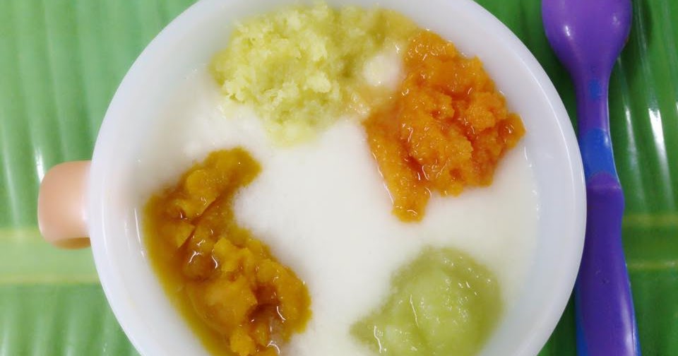 Cháo bí đỏ, carot, khoai lang, susu cho bé 5,6 tháng ăn dặm