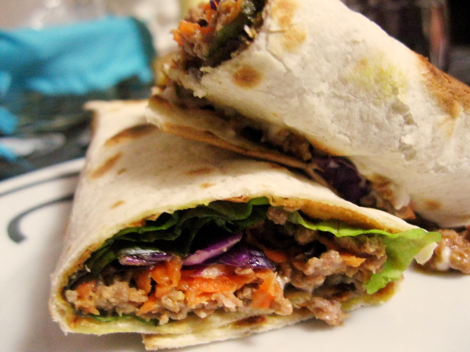Tysha na Cucina Wrap de Carne Picada
