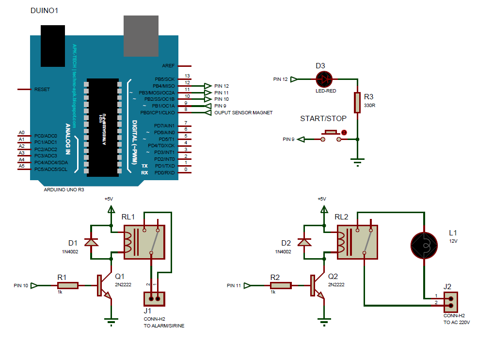 Arduino - Magnet Sensor Wiring