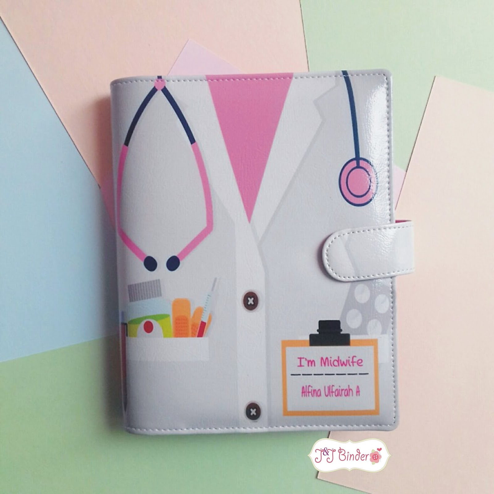 Grosir Binder Murah Contoh Binder Dokter Custom dengan Nama