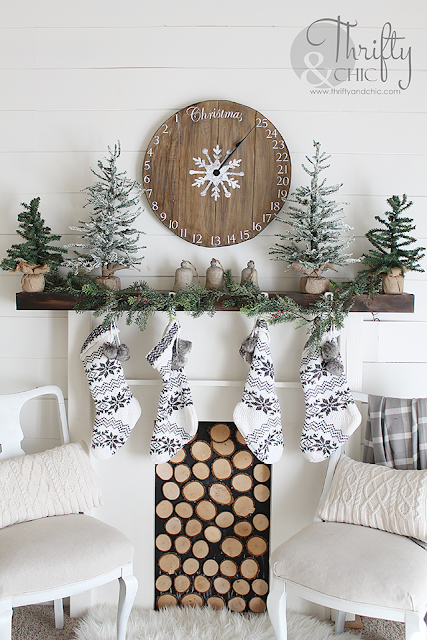 DIY wood clock christmas advent calendar! Easy and simple project!