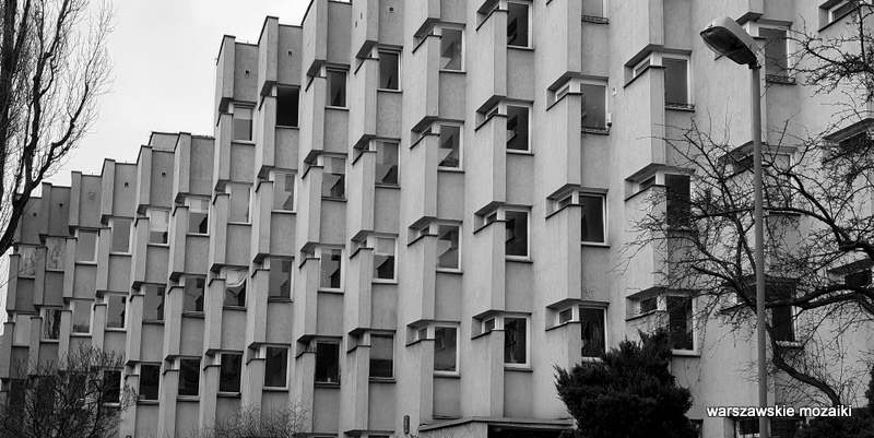 Warszawa Warsaw blok apartamentowiec PRL modernizm architektura warszawskie podwórka 1983 serial
