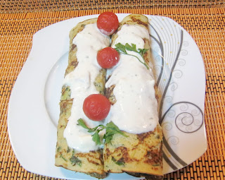 Galette din cartofi cu piept de curcan