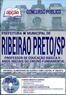 gratis apostila Prefeitura de Ribeirão Preto 2018 PDF