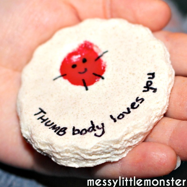 Thumbprint Magnet Messy Little Monster Thumbprint Magnet Messy Little Monster