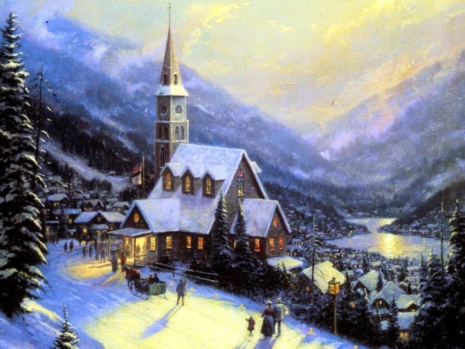 20+ Beautiful Christmas Paintings You Will Love