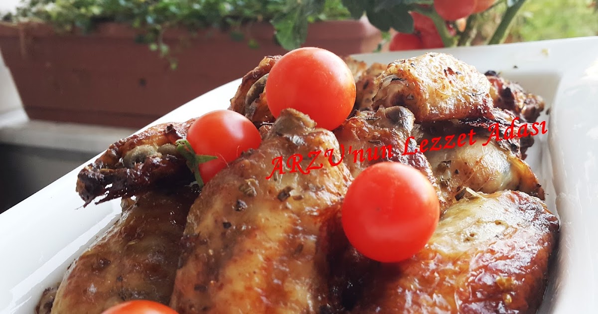 Bal soslu tavuk kanatları Bal soslu tavuk kanatları