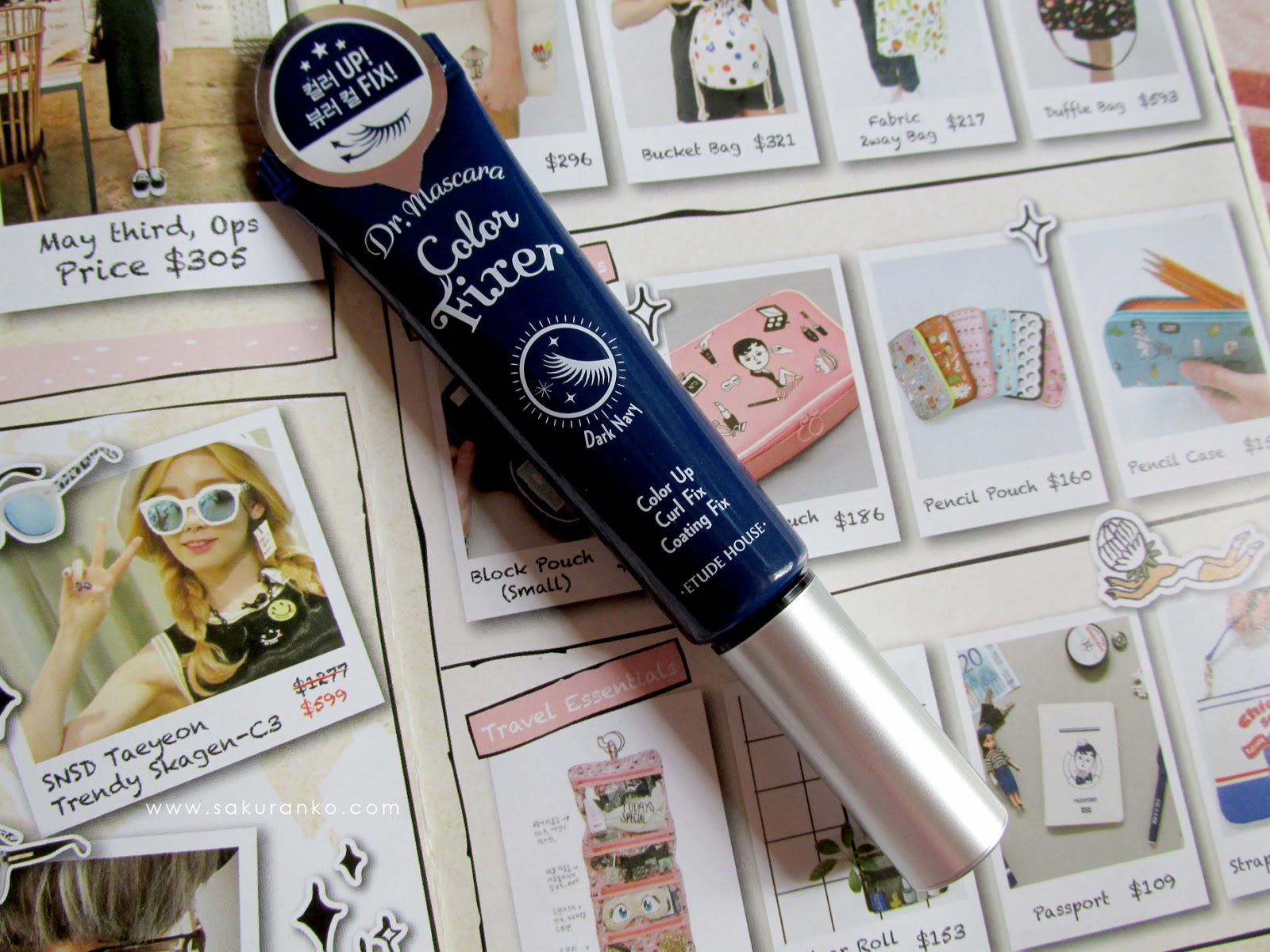 Sakuranko [JOLSE] ETUDE HOUSE Dr. Mascara Color Fixer "Dark Navy" Review