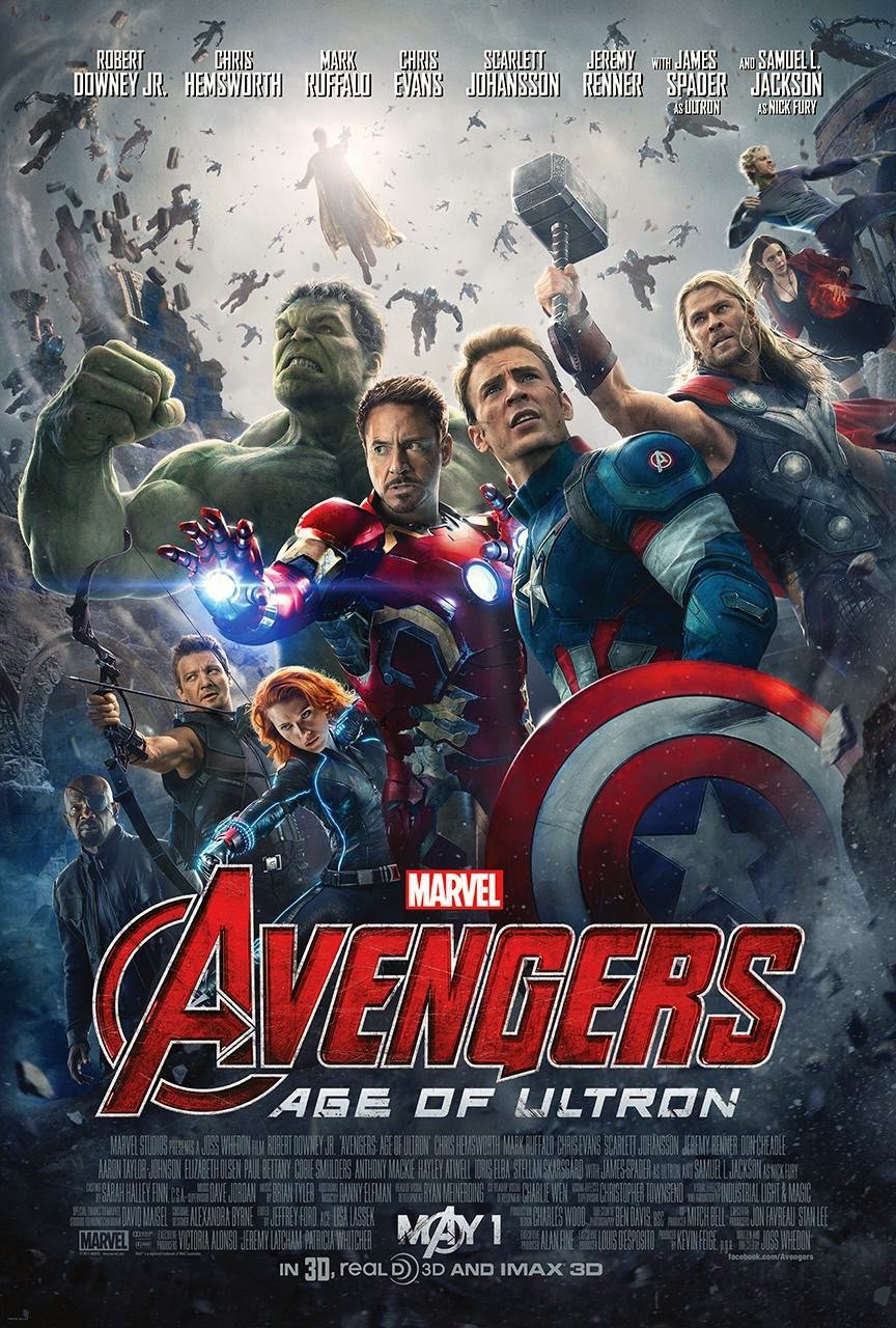 Marvel's Avengers: Age of Ultron Final Theatrical One Sheet Movie Poster
