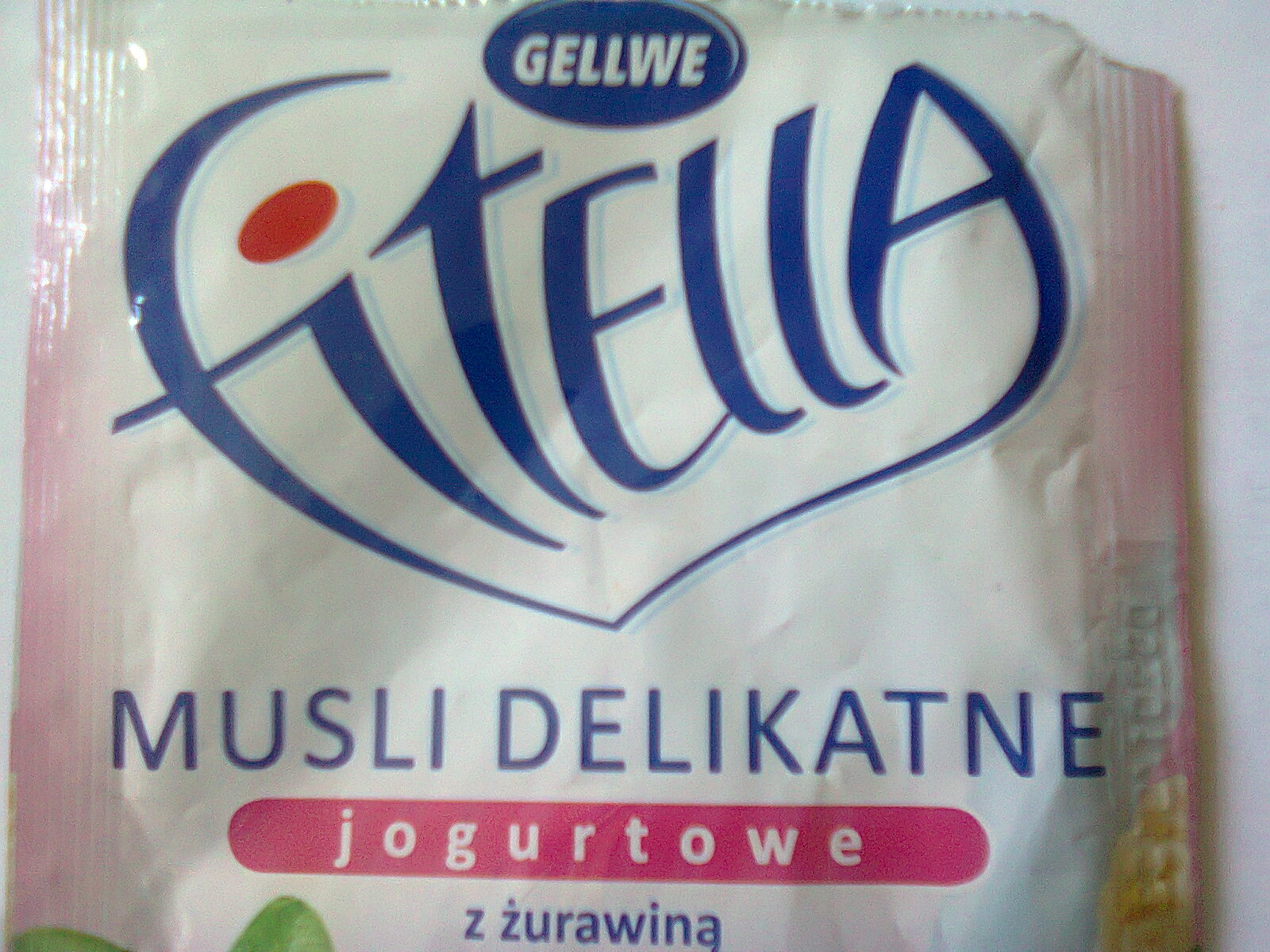 wiesz co zjesz jedz bez szkodliwej chemii FITELLA musli jogurtowe z