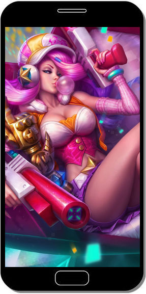 League of Legends - Miss Fortune - Fond d'Écran en QHD pour Mobile