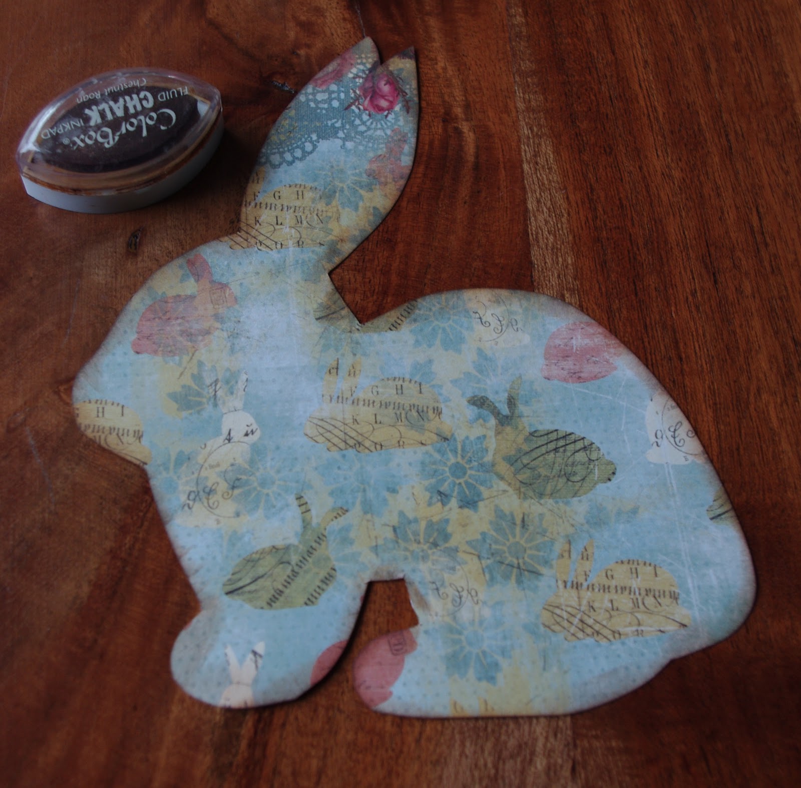 Creative "Try"als Make Your Own Decoupage Cardboard Easter Bunny