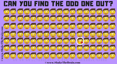 Answer of Odd Emoji Out Picture Brain Teaser