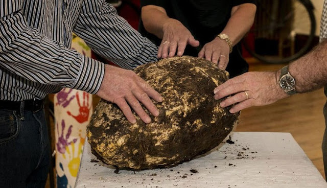 قطعة كبيرة من الزبدة عمرها أكثر من 2000 عام