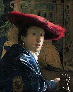 Johannes Vermeer, Ragazza con il cappello rosso