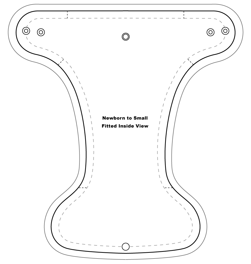 Cut Out Printable Diaper Template