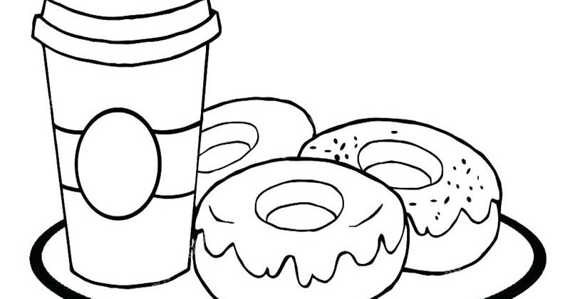 Mewarnai Gambar Donat Mewarnai Gambar Lucu