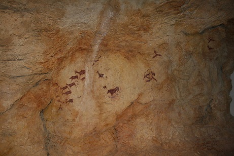 Imagem de pintura nas cavernas