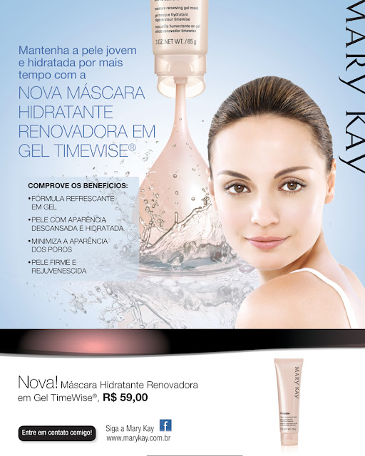 Mary Kay Brazil Nova Máscara Renovadora em gel Time Wise