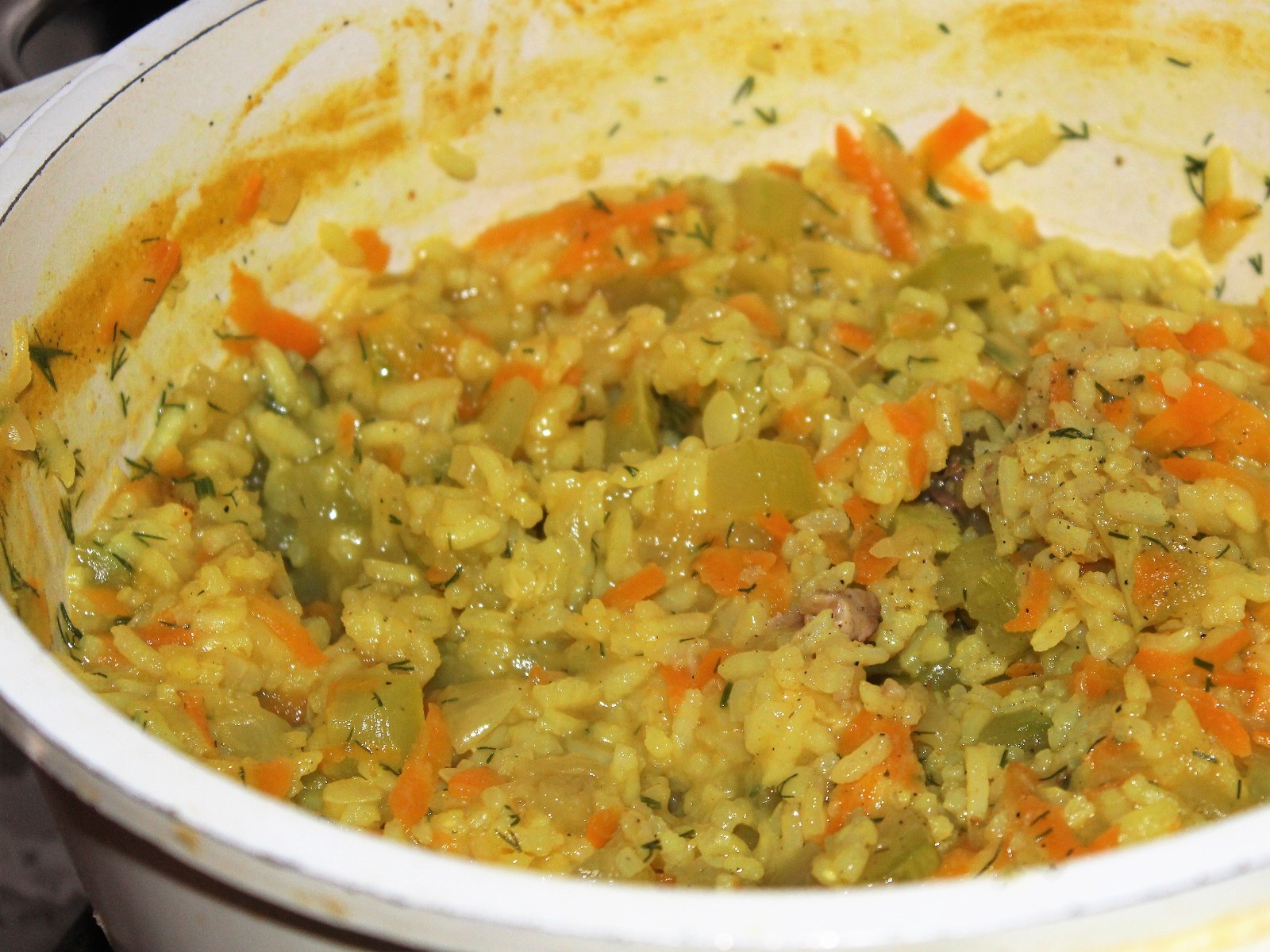 Reţeta zilei Orez cu ceapă și morcov