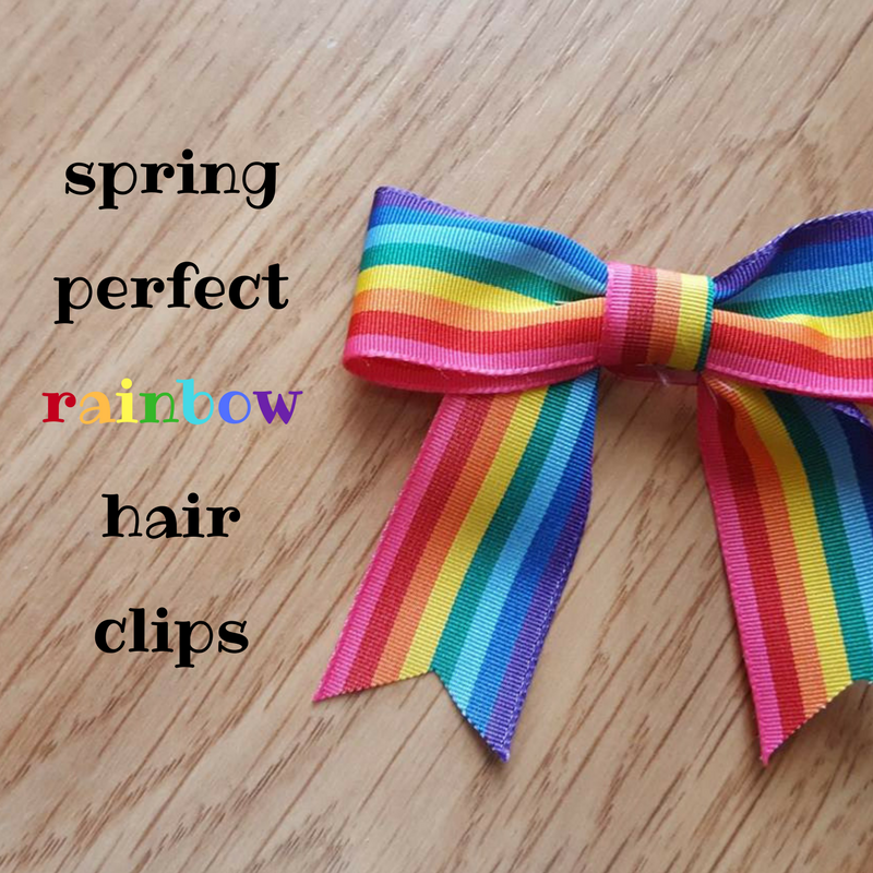 Keeping It Real Spring Perfect Rainbow Hair Clips