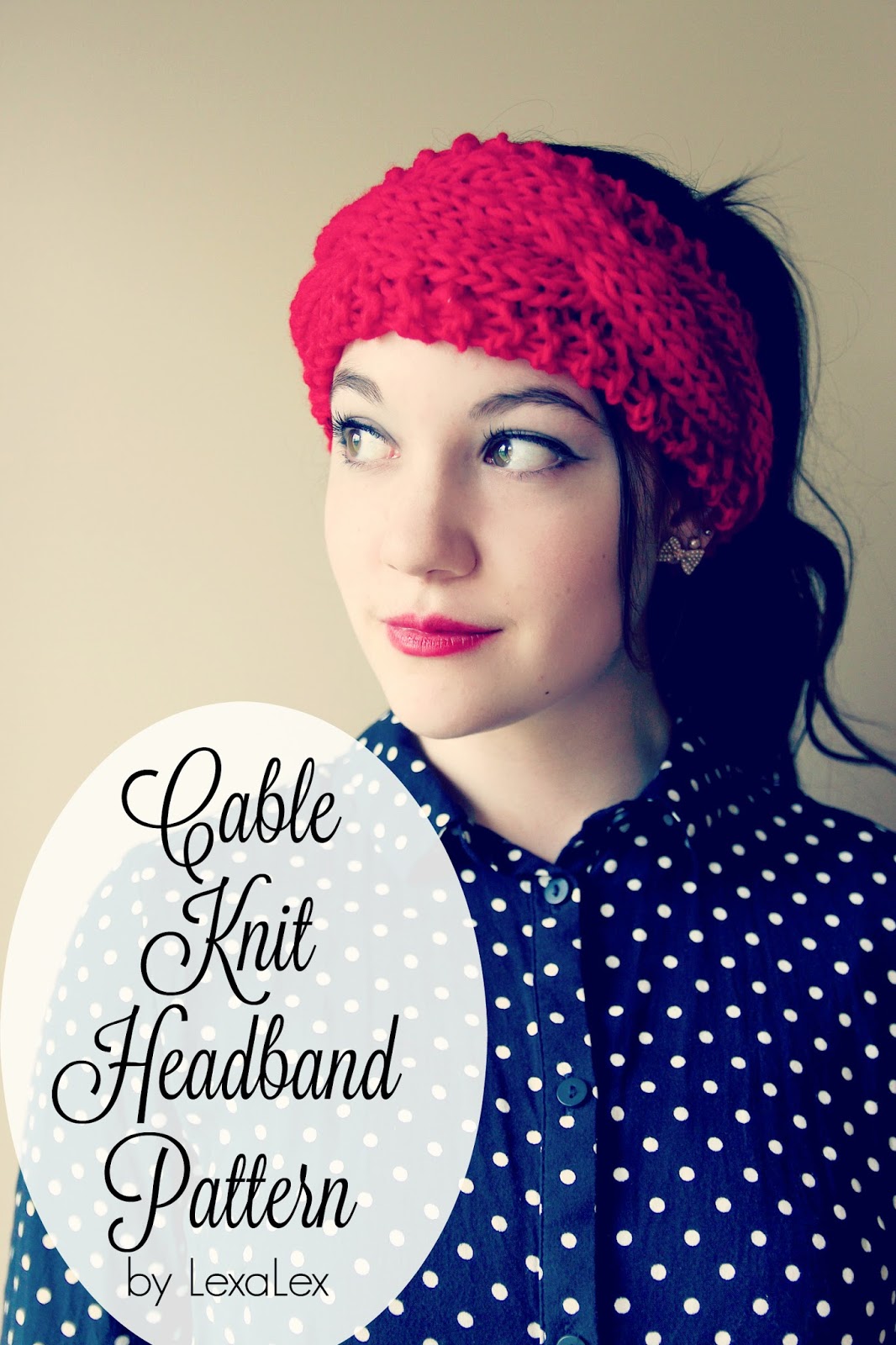Lexalex Cable Knit Headband Pattern