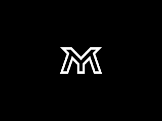 Letter M Gaming Concept Logo