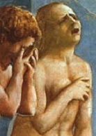 The Expulsion from the Garden of Eden, Masaccio, Brancacci Chapel, 1426.