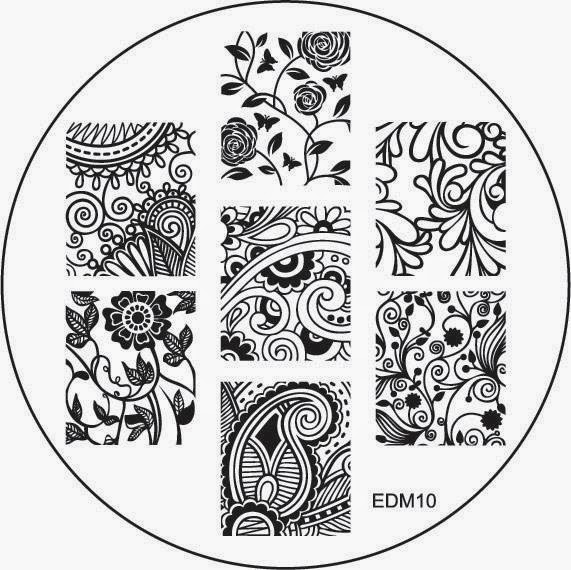Lacquer Lockdown - Emily de Molly nail art stamping plates, EdM nail art stamping plates, Emily de Molly, nail art stamping blog, nail art stamping, messy mansion, pueen cosmetics, indie nail art stamping plates, cute nail art ideas, cool nail art ideas, abstract nail art, diy nail art