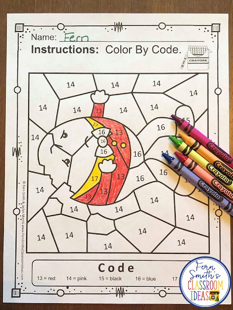 If you are looking for a resource for math remediation while still giving your students some confidence while reviewing important math skills, you will love this series. These five Color By Number worksheets focus on Numbers 11 to 20 with a cute Humpty Dumpty theme. The five pages have only a few color selections and only a few numbers, to help your students focus on the repetitive pattern of numbers 11 to 20. All the while giving your students a fun and exciting review of important math skills at the same time! You will love the no prep, print and go ease of these printables. As always, answer keys are included.
