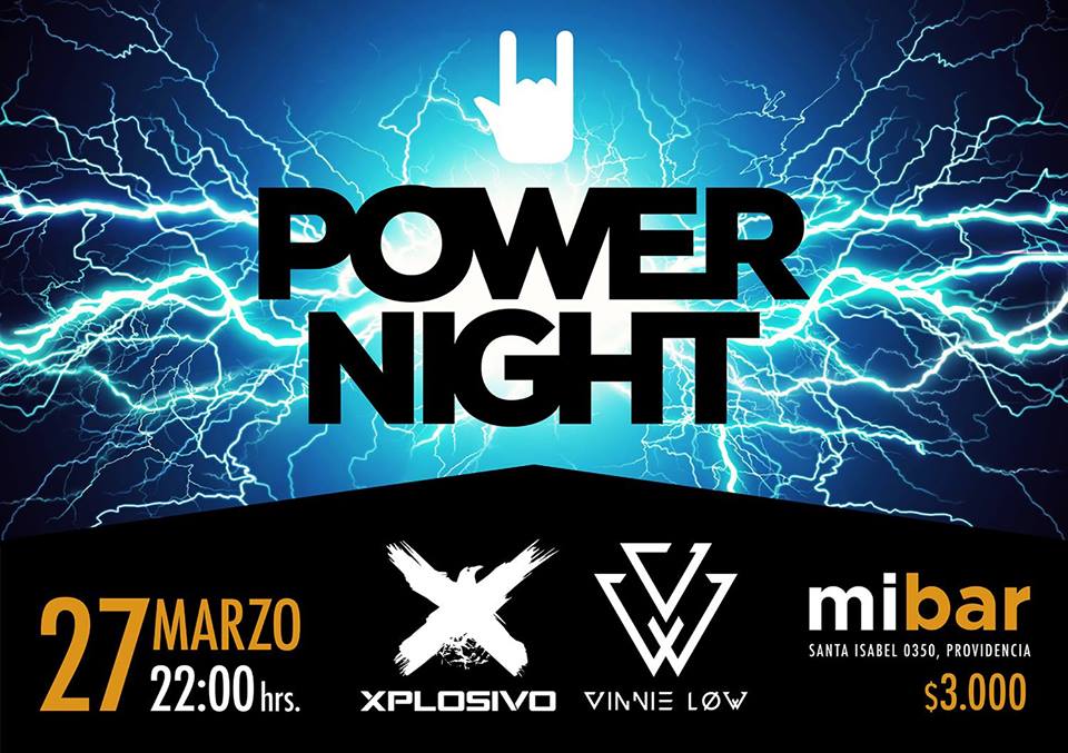 Power Night En Mibar Xplosivo Vinnie Low 27 De Marzo Del 2019 Cartelera2012 mibar xplosivo vinnie low 27