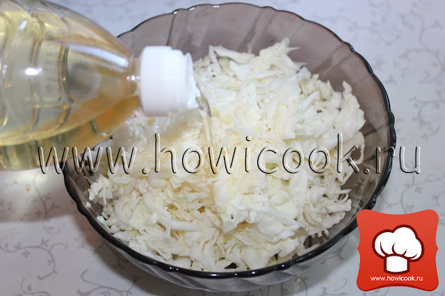 Салат из белокочанной капусты рецепт пошаговые фото